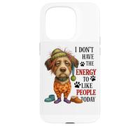 No tengo la energía para gustarme la gente hoy Carcasa para iPhone 15 Pro