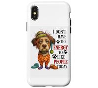 No tengo la energía para gustarme la gente hoy Carcasa para iPhone X/XS