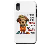 No tengo la energía para gustarme la gente hoy Carcasa para iPhone XR
