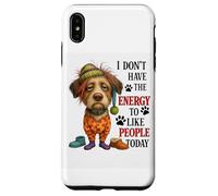No tengo la energía para gustarme la gente hoy Carcasa para iPhone XS Max