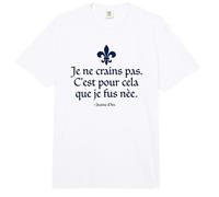 No Tengo Miedo de Haber Nacido para Hacer Esta Tinta Azul Marino de Juana de Arco Comfort Colors Adult Heavyweight T-Shirt