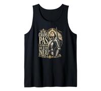 No Tengo Miedo de Haber Nacido para Hacer Esto Juana de Arco Francés Camiseta sin Mangas