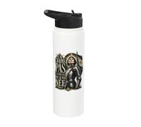 No tengo miedo de haber nacido para hacer esto Juana de Arco Francés Stainless Steel Insulated Water Bottle