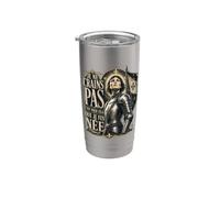 No tengo miedo de haber nacido para hacer esto Juana de Arco Francés Vaso térmico de acero inoxidable de doble pared