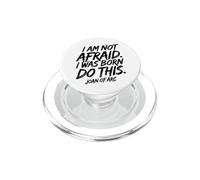 No Tengo Miedo. Nací para Hacer Esto. Impresión Negra PopSockets PopGrip para MagSafe
