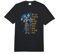 No Tengo Miedo. Nací para Hacer Esto. Juana de Arco Francesa Comfort Colors Adult Heavyweight T-Shirt