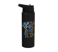No tengo miedo. Nací para hacer esto. Juana de Arco francesa Stainless Steel Insulated Water Bottle