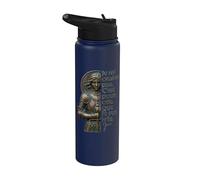 No tengo miedo. Nací para hacer esto. Juana de Arco francesa Stainless Steel Insulated Water Bottle