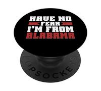 No Tengo Miedo Soy de Alabama PopSockets PopGrip Adhesivo