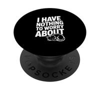 No Tengo Nada Que preocuparme por la Cita Motivacional PopSockets PopGrip Adhesivo