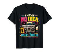 No Tengo ni Idea de qué es Esta Fiesta Vintage desgastada Retro de los 80 Camiseta