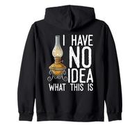 No Tengo ni Idea de qué es Esta Vieja lámpara de Aceite Retro para antigüedades Sudadera con Capucha