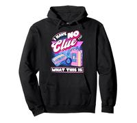 No tengo ni idea de qué es esto: atuendo de los 80, retro, 80 Sudadera con Capucha