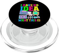 No Tengo ni Idea de qué es Esto Divertido, Retro, de los 80 y 90, sarcástico PopSockets PopGrip para MagSafe