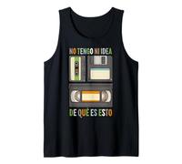 No Tengo Ni Idea De Que Es Esto Frikis 80s 90s Retro Vintage Camiseta sin Mangas
