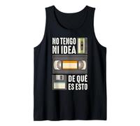 No Tengo Ni Idea De Que Es Esto Frikis 80s 90s Retro Vintage Camiseta sin Mangas