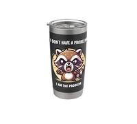 No tengo ningún problema. Yo soy el problema. Cute Troublemaker Vaso térmico de acero inoxidable de doble pared