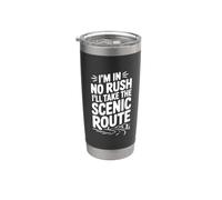 No tengo prisa, tomaré el viaje de la vida de la ruta escénica Vaso térmico de acero inoxidable de doble pared