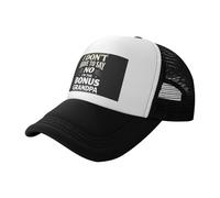 No Tengo Que Decir Que No, Soy El Abuelo Extra Mujer Hombre Snapback Cap Transpirable Gorra De Béisbol Resistente Gorra Trucker para Verano Running Deporte