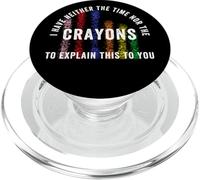 No Tengo Tiempo ni crayones para explicarte Esto PopSockets PopGrip para MagSafe