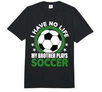 No Tengo Vida Mi Hermano Juega fútbol Comfort Colors Adult Heavyweight T-Shirt