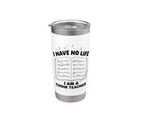 No Tengo Vida Soy Maestro de Coro Vaso térmico de acero inoxidable de doble pared
