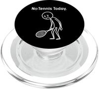 No Tennis Today Funny Stickman Tennis Player Men Women Kids PopSockets PopGrip para MagSafe