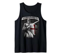 No tentó al Hombre Justo para Que dibuje a su Caballero Espada templario Camiseta sin Mangas