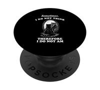 No Thought Head Humor Vacío Vintage Tonto Mapache Divertido Meme PopSockets PopGrip Adhesivo