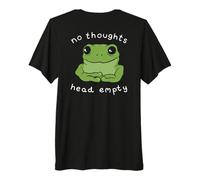 No Thoughts Head Empty Cute Frog Meme Aesthetic Camiseta Premium