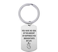 No tienes idea de la cantidad de felicidad que has traído a mi vida llavero con colgante llavero regalo de San Valentín Practical Treatment
