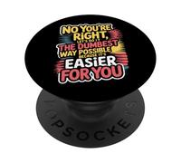 No, Tienes razón, hagámoslo de la Manera más tonta Posible PopSockets PopGrip Adhesivo