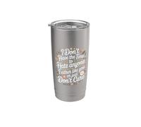 No Time To Hate I Like You Or Don't Care - Vaso térmico de acero inoxidable de doble pared