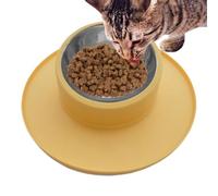 No Tip Pet Bowl, Spill-proof Cat Bowl, Cat Water Bowl, Silicone Pet Bowl, Stainless Steel Pet Bowl, Non-Skid Dog Bowl, Pet Water and Food Bowl, Puppy Water Bowl, Dog Water Bowl, Pet Bowl for Food