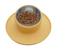 No Tip Pet Bowl, Spill-Proof Cat Water Bowl, Non-Skid Pet Bowl, Silicone Pet Water Bowl, Stainless Steel Pet Bowl, Dog Water and Food Bowl, Puppy Feeding Bowl, Spill-Resistant Pet Bowl, Anti-Tip Dog B