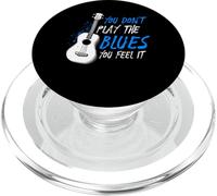 No tocas el Blues lo sientes Músico Guitarrista PopSockets PopGrip para MagSafe