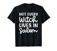 No Todas Las Brujas Viven en Salem Halloween Espeluznante Lindo Divertido Camiseta