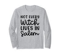 No Todas Las Brujas Viven en Salem Halloween Espeluznante Lindo Divertido Manga Larga