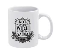 No Todas Las Brujas Viven En Salem Taza Cerámica Taza De Café Con Asa Tazas 330Ml Para Leche Leche Cacao