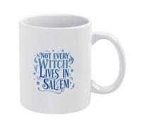 No Todas Las Brujas Viven En Salem Taza De Café Cerámica Taza Con Asa Tazas 330Ml Para Oficina Bebidas Café