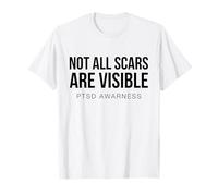 No Todas Las Cicatrices Son visibles Conciencia sobre el TEPT Salud Mental Camiseta