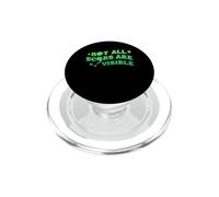 No Todas Las Cicatrices Son visibles Verde Semi Colon Salud Mental PopSockets PopGrip para MagSafe