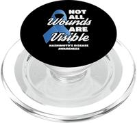 No Todas Las heridas Son visibles el Apoyo de Conciencia de Hashimoto PopSockets PopGrip para MagSafe