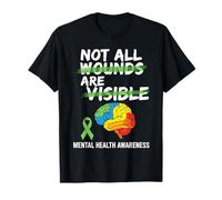 No Todas Las heridas Son visibles Salud Mental Bienestar Mental Camiseta