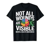 No Todas Las heridas Son visibles Salud Mental Bienestar Mental Camiseta