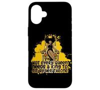 No Todas Las Reinas Necesitan un Rey para Sentarse Junto a su Hermana del Trono Carcasa para iPhone 16 Plus