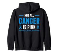 No Todo el cáncer es Rosa Concientización sobre el cáncer de próstata Cinta Azul Sudadera con Capucha