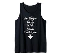 No Todo el Mundo Puede ser irlandés Divertido Beber irlandés Camiseta sin Mangas