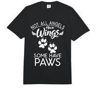 No Todos los ángeles Tienen alas, Algunos Tienen Patas, Amantes de los Perros. Comfort Colors Adult Heavyweight T-Shirt