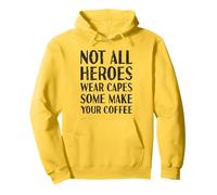 No todos los héroes llevan capas Algunos hacen tu café | Barista Sudadera con Capucha